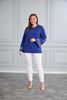 Picture of CURVY GIRL TOP WITH WHITE DESIGN